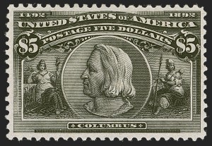 Sale 1245, Lot 1524, 50c-$5.00 1893 Columbian Issue (Scott 240-245)