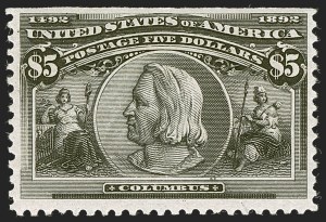 Sale 1245, Lot 1526, 50c-$5.00 1893 Columbian Issue (Scott 240-245)