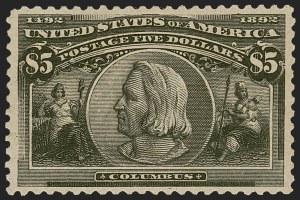 Sale 1245, Lot 1527, 50c-$5.00 1893 Columbian Issue (Scott 240-245)