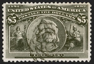 Sale 1245, Lot 1528, 50c-$5.00 1893 Columbian Issue (Scott 240-245)