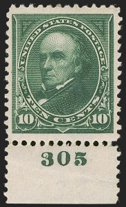 Sale 1245, Lot 1574, 1895 Watermarked Bureau Issue (Scott 264-278)