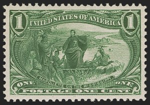 Sale 1245, Lot 1604, 1c-50c 1898 Trans-Mississippi Issue (Scott 285-291)