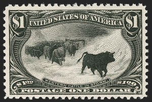 Sale 1245, Lot 1632, $1.00-$2.00 1898 Trans-Mississippi Issue (Scott 292-293)