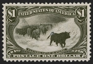Sale 1245, Lot 1634, $1.00-$2.00 1898 Trans-Mississippi Issue (Scott 292-293)