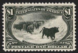 Sale 1245, Lot 1638, $1.00-$2.00 1898 Trans-Mississippi Issue (Scott 292-293)
