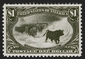 Sale 1245, Lot 1639, $1.00-$2.00 1898 Trans-Mississippi Issue (Scott 292-293)