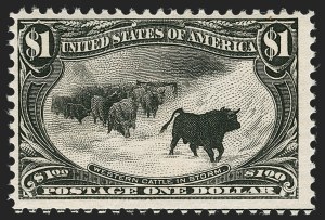 Sale 1245, Lot 1641, $1.00-$2.00 1898 Trans-Mississippi Issue (Scott 292-293)
