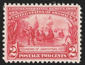 Sale 1245, Lot 1720, 1907 Jamestown Issue (Scott 328-330)