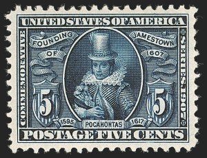 Sale 1245, Lot 1722, 1907 Jamestown Issue (Scott 328-330)