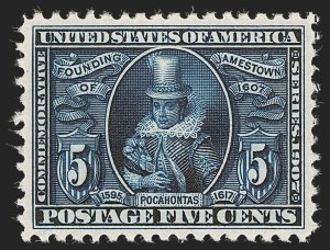 Sale Number 1245, Lot Number 1723, 1907 Jamestown Issue (Scott 328-330)