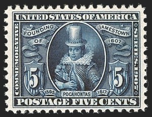 Sale 1245, Lot 1725, 1907 Jamestown Issue (Scott 328-330)