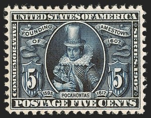 Sale 1245, Lot 1726, 1907 Jamestown Issue (Scott 328-330)