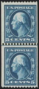 Sale 1245, Lot 1747, 1908-10 Washington-Franklin Issues (Scott 331-356)