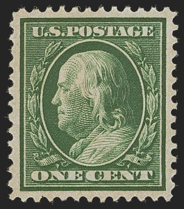 Sale 1245, Lot 1761, 1909 Bluish Paper Issue (Scott 357-366)