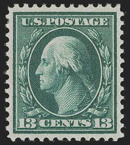 Sale 1245, Lot 1774, 1909 Bluish Paper Issue (Scott 357-366)