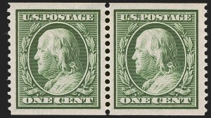 Sale 1245, Lot 1794, 1910-13 Washington-Franklin Issue (Scott 374-396)