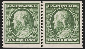 Sale 1245, Lot 1795, 1910-13 Washington-Franklin Issue (Scott 374-396)