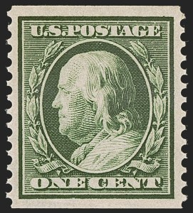 Sale 1245, Lot 1796, 1910-13 Washington-Franklin Issue (Scott 374-396)