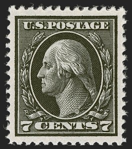 Sale 1245, Lot 1842, 1912-14 Washington-Franklin Issue (Scott 405-423)