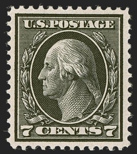 Sale 1245, Lot 1843, 1912-14 Washington-Franklin Issue (Scott 405-423)