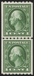 Sale 1245, Lot 1844, 1912-14 Washington-Franklin Issue (Scott 405-423)