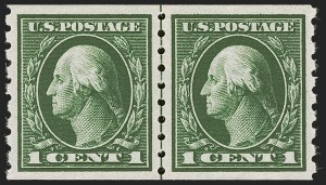Sale 1245, Lot 1845, 1912-14 Washington-Franklin Issue (Scott 405-423)