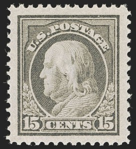 Sale 1245, Lot 1849, 1912-14 Washington-Franklin Issue (Scott 405-423)