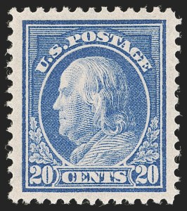 Sale 1245, Lot 1850, 1912-14 Washington-Franklin Issue (Scott 405-423)