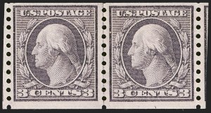 Sale 1245, Lot 1893, 1913-15 Washington-Franklin Issues (Scott 424-461)