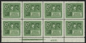 Sale 1245, Lot 2075, Special Delivery, Plate Blocks