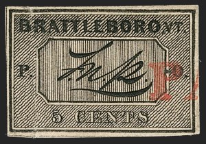 Sale 1247, Lot 1, Postmasters' Provisionals