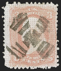 Sale 1247, Lot 152, 1867-68 Grilled Issue (Scott 79-85E)