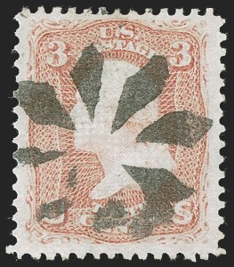Sale 1247, Lot 161, 1867-68 Grilled Issue (Scott 79-85E)