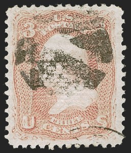 Sale 1247, Lot 168, 1867-68 Grilled Issue (Scott 79-85E)