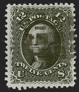 Sale 1247, Lot 173, 1867-68 Grilled Issue (Scott 79-85E)