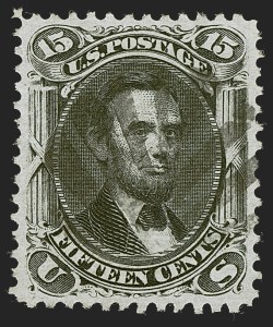 Sale 1247, Lot 182, 1867-68 Grilled Issue, cont. (Scott 86-101)