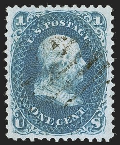Sale 1247, Lot 184, 1867-68 Grilled Issue, cont. (Scott 86-101)