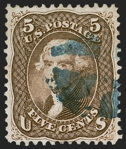 Sale 1247, Lot 189, 1867-68 Grilled Issue, cont. (Scott 86-101)