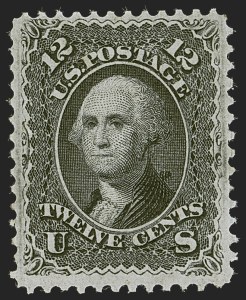 Sale 1247, Lot 191, 1867-68 Grilled Issue, cont. (Scott 86-101)