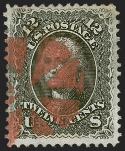 Sale 1247, Lot 193, 1867-68 Grilled Issue, cont. (Scott 86-101)