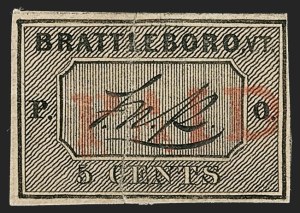 Sale 1247, Lot 2, Postmasters' Provisionals