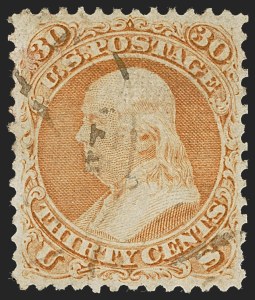 Sale 1247, Lot 201, 1867-68 Grilled Issue, cont. (Scott 86-101)