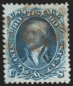 Sale 1247, Lot 202, 1867-68 Grilled Issue, cont. (Scott 86-101)