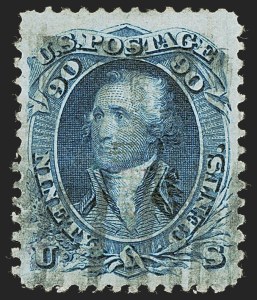 Sale 1247, Lot 203, 1867-68 Grilled Issue, cont. (Scott 86-101)