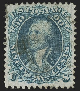 Sale 1247, Lot 204, 1867-68 Grilled Issue, cont. (Scott 86-101)
