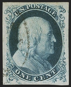 Sale 1247, Lot 26, 1851-56 Issue (Scott 5-17)