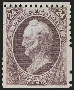 Sale 1247, Lot 312, 1875 Continental Bank Note Co. Hard Paper Special Printing (Scott 167-177)