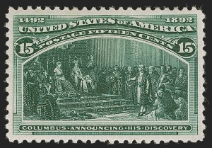 Sale 1247, Lot 372, 1893 Columbian Issue (Scott 230-245)