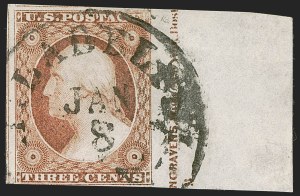 Sale 1247, Lot 38, 1851-56 Issue (Scott 5-17)