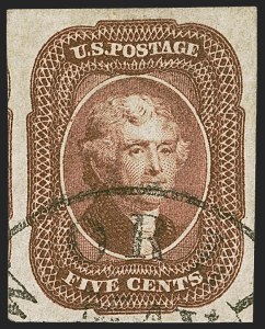 Sale 1247, Lot 39, 1851-56 Issue (Scott 5-17)